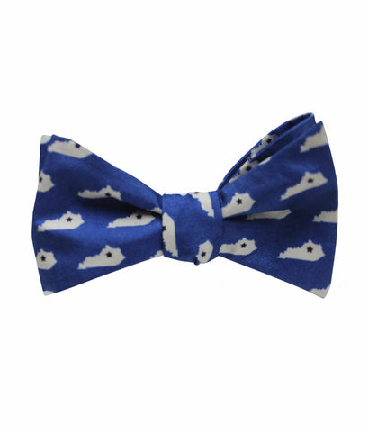 Blue Kentucky Classics State Bow Tie