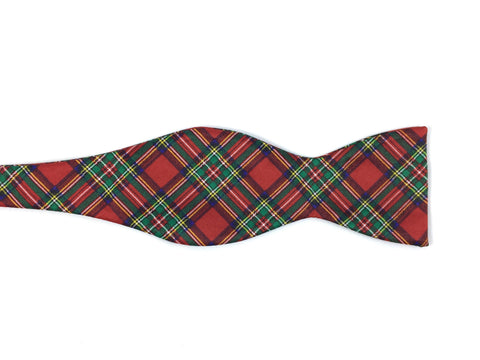 Holiday Tartan Beaux Tie - Red