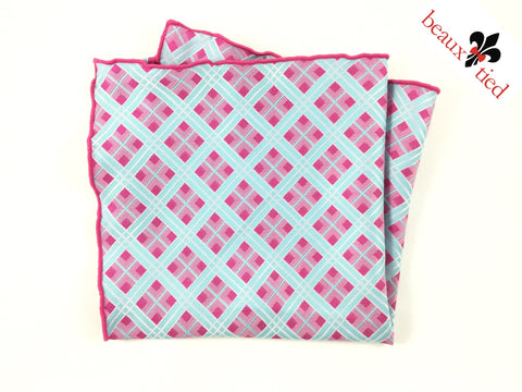 Clad in Plaid Pocket Square